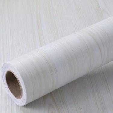 Imagem de Papel De Parede Adesivo Ripado Madeira 10 METROS x 45CM Adesivo Autocolante Conveniente E Eficiente Elegante E Prático(A40,15M)
