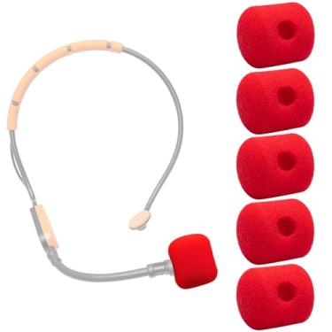 Imagem de Voarmaks 5 peças de capas de microfone SM31 compatíveis com sistema de microfone/fone de ouvido sem fio Shure SM31 P31-TQG SM31FT, BLX14/SM31 BLX14/P31 sem fio, microfone, espuma de alta densidade