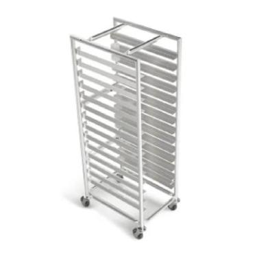 Imagem de Carro Cantoneira Inox 40x56x185 16 Cubas 1 Coluna Fritomaq