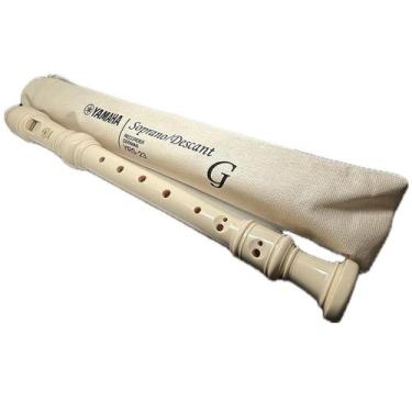 Imagem de Flauta Doce Germânica Soprano Profissional Yamaha Yrs23B