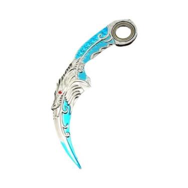 Imagem de Faca Modelo De Metal Karambit De 17CM, Jogo Da Vida E Da Morte, Orname