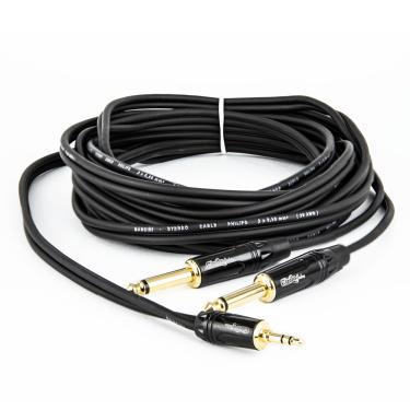 Imagem de Cabo Adaptador P2 Estereo Para 2 P10 Mono - 8 Metros