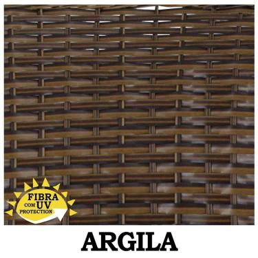 Imagem de 6 Cadeiras Gramado Argila Sala De Jantar Em Fibra Sintética