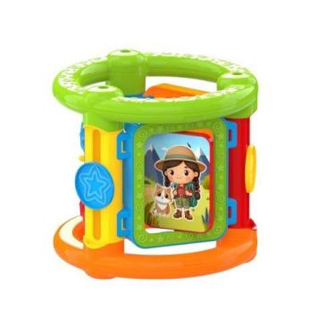 Imagem de Roda De Atividades Brinquedo Didático Educativo Sensorial - Jxp Brink