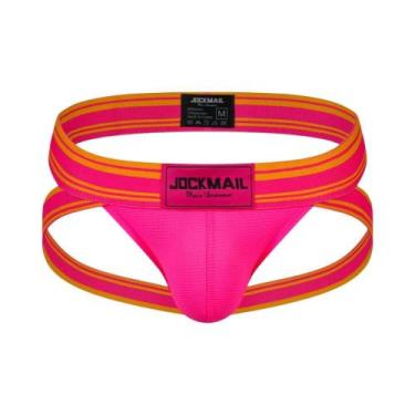 Imagem de Cueca Jockstrap De Nylon De Secagem Rápida Para Homens, Roupa De Banho