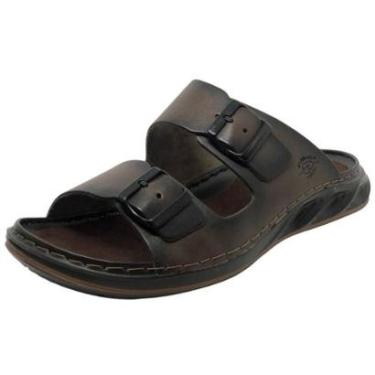 Imagem de Chinelo Masculino Conforto Dia a Dia Couro Pegada-Masculino