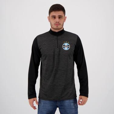 Imagem de Blusão Grêmio Heavy Print Preto-Masculino