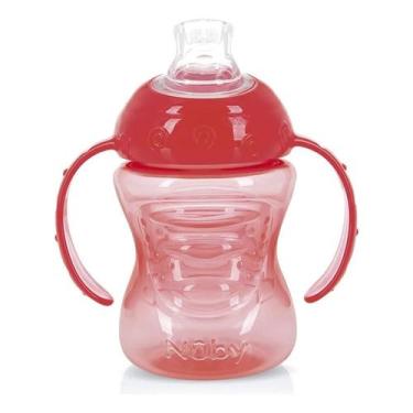 Imagem de Copo De Transição Infantil Bico De Silicone Antivazamento - Nuby, Cora
