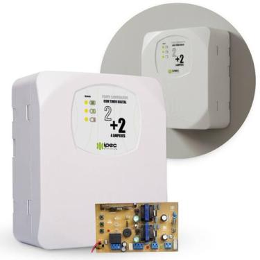 Imagem de Fonte Carregadora Timer Digital 2+2 4a Sem Receptor Ipec - Ipec