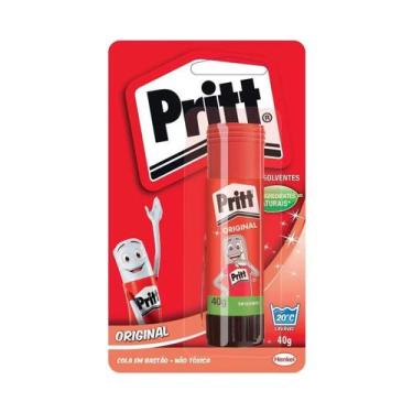 Imagem de Cola Bastão Escolar Escritóio 40g Branca Lavável Pritt