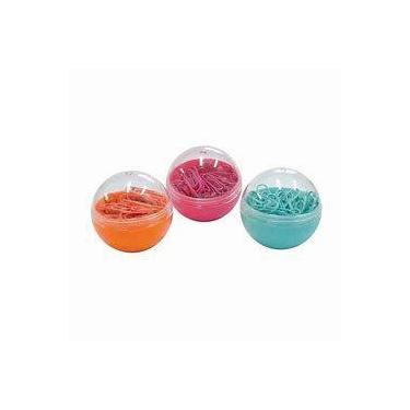 Imagem de CLIPS BOLINHA TILIBRA - 28mm - Rosa, Azul e Laranja, Laranja