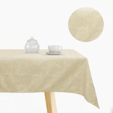 Imagem de Toalha De Mesa Jacquard 6 Lugares Admirare, Champagne