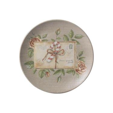 Imagem de Conjunto com 6 Pratos de Sobremesa Coup Stoneware Postais de Natal Ø19