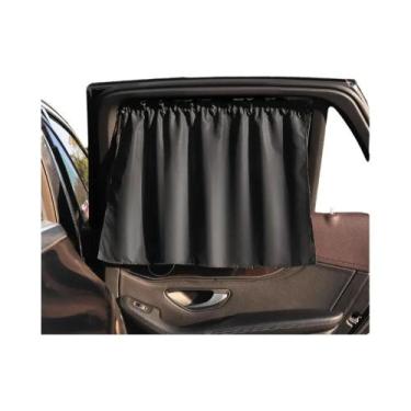 Imagem de Protetor Solar Universal Para Janela De Carro Preto Com Ventosa, Corti
