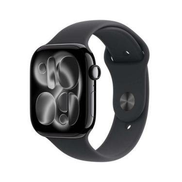 Imagem de Apple Watch Series 11 GPS + Cellular Caixa Preta Brilhante de Alumínio