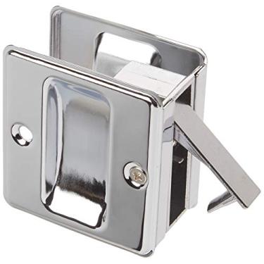 Imagem de idh by St. Simons Puxador de porta de passagem de latão sólido de qualidade premium 25410-026, cromado polido