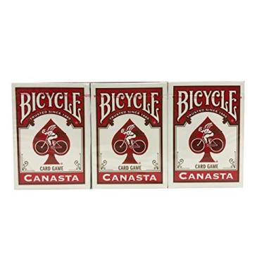 Imagem de Merz67 LLC Samba Baralho de Bicicleta Canasta Conjunto de 3 baralhos