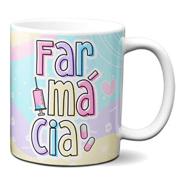 Imagem de Caneca Farmácia Profissão Farmacéutica Presente Criativo (Branca)