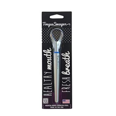 Imagem de Limpador de língua Tongue Sweeper em aço inoxidável cirúrgico