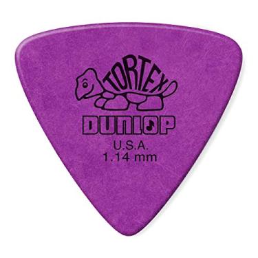 Imagem de Dunlop 431R1.14 Tortex Triângulo, roxo, 1,14 mm, 72/saco