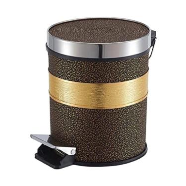 Imagem de Cesta De Lixo Lata De Lixo Interna Lata De Lixo De Pedal Grande Estilo Europeu Lata De Lixo De Cozinha Adequada Para Armazenamento De Lixo Interno E Externo Lata De Lixo Lixeira,E,extra Grande,Ple