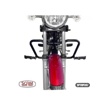 Imagem de Protetor De Motor Haojue Chopper Road150 2018+ Scam Sptop397