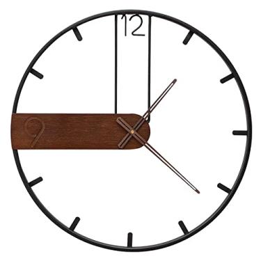 Imagem de VENEZIANA Relógio de parede para decoração de casa, relógios artesanais, relógio de parede minimalista, relógio de parede decorativo enorme, relógios de luxo para decoração de sala de estar, arte