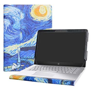 Imagem de Alapmk Capa protetora para notebook HP de 14 polegadas 14 14-cmXXX 14-ckXXX série 14-ckXXX [Aviso: não serve para HP Notebook 14 14-bsXXX 14-bwXXX 14-anXXX 14-amXXX 14-axXXX Series], Starry Night