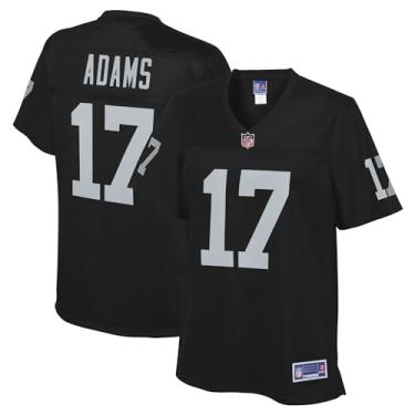 Imagem de NFL PRO LINE Camiseta feminina Davante Adams preta Las Vegas Raiders Player