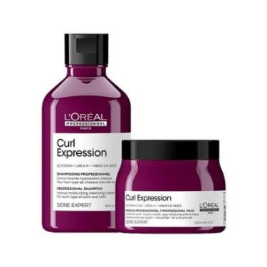 Imagem de Kit L'Oreál Professionnel Serie Expert Curl Expression - Shampoo Intense e Máscara 500 ml-Unissex