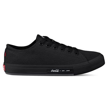 Imagem de Tênis Coca-Cola Shoes, Daytona Classic Canvas, Masculino, All Black, 39