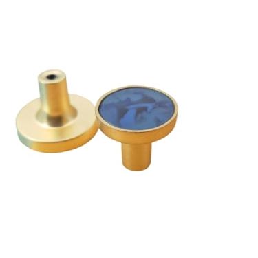 Imagem de Puxadores da cozinha da mobília do armário da gaveta para o botão da cozinha da mobília da porta do botão do armário decoram o gancho de suspensão da parede, s, safira