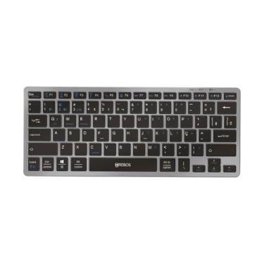 Imagem de Teclado Hrebos Bluetooth Sem Fio - Alta Durabilidade, Design Moderno, Compatível com Windows e Mac.