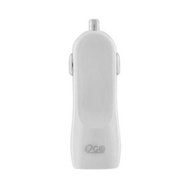 Imagem de Carregador Veicular I2GO com 2 Saídas USB Branco