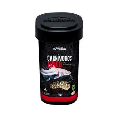 Imagem de Ração Nutricon Carnivoros Fundo para Peixes - 110g - Nutricon Pet