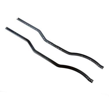 Imagem de LCX Racing 1/10th RC Crawler Car Stainless Steel Chassis Frame Rail Chassis Rail Set for Axial SCX10 II, Upgrades Parts Accessories