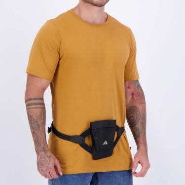 Imagem de Pochete Adidas Run Pocket com Bolso Preta, Único