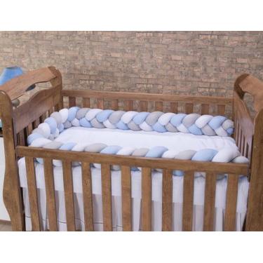 Imagem de Trança Lateral Protetora Para Berço e Cama Infantil 3,00 Metros Lindas
