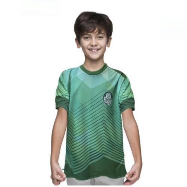 Imagem de Camisa Palmeiras Infantil Green Soccer Oficial - Revedor, Tam 8