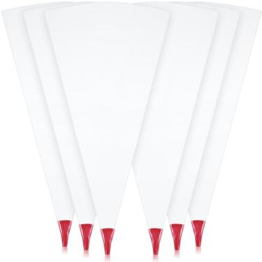 Imagem de Gueevin 6 peças de saco de argamassa de alvenaria de azulejo com ponta moldada 33 x 61 cm saco de argamassa para azulejo resistente a rasgos, ponta de perfuração, selador de cimento para trabalhos de