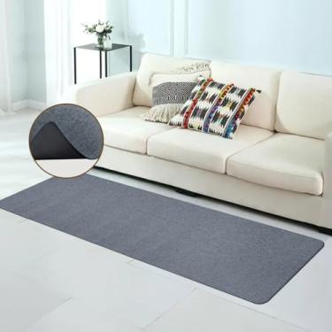 Imagem de 2 Tapete Passadeira Antiderrapante Absorvente Ln 45x160 Vr (CINZA escuro grafite preto)