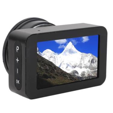 Imagem de Câmera de telescópio eletrônico, gravação de vídeo 4K HD para lunetas de 22 mm a 46 mm, tela colorida de 3 polegadas, para astrofotografia, planetário, observação de pássaros