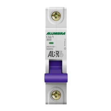 Imagem de Disjuntor Din Unipolar Alumbra C32/1 - 32a