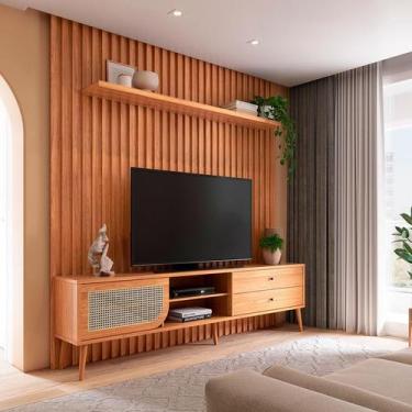 Imagem de Painel com Rack Loren 1 PT 2 GV Freijo - Dalla Costa