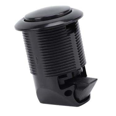 Imagem de Tipo Incorporado de Botão de Pressão Apertação do Gabinete de Segurança do Gabinete para o RVS Yachts Motorhomes Cara Chrome Ao Usar a trava. Botão de Botão LatchCabinet Button Button Button (Preto)