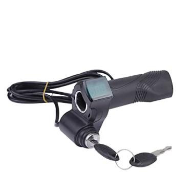 Imagem de Voltímetro de Bicicleta, 48V 36V 24V 60V Grips do Guidão e Kit de Scooter de Bicicleta Ebike, Exibição de Tensão Em Tempo Real para Chumbo-ácido, Lítio, água, Baterias Secas,