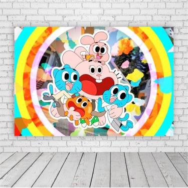 Imagem de Painel Retangular Gumball 1,,5X1,0M Lona Fosca - 3M