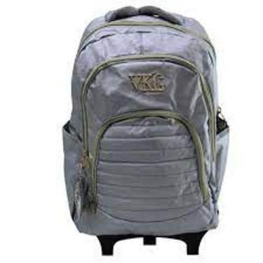 Imagem de Mochila Escolar Juvenil Feminina Metalizada Alças Carrinho - Ello