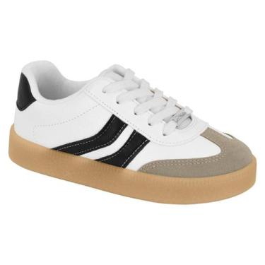 Imagem de Tenis Infantil Menina Cadarço Molekinha Original 2582102, Branco, 31