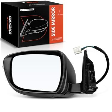 Imagem de A-Premium Espelho retrovisor elétrico do lado do motorista - compatível com Nissan Rogue 2014 2015 2016 - Espelho retrovisor externo preto dobrável manual não aquecido com seta - Substituição #